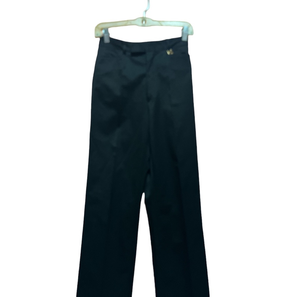 Vintage Rare Gucci Black Flare Wide Leg Pant Sz 40